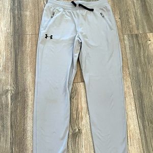 Under Armour, Youth Large, Gray Sweats